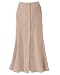 Long, fit-and-flare skirt