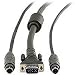 Belkin Omniview - Keyboard / Video / Mouse (kvm) Cable Kit - 6 Pin Ps/2, Hd-15 (m) - 6 Pin Ps/2, Hd-15 - 10 Ft - Gray