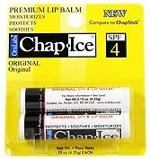 Oralabs ChapIce Premium Lip Balm SPF 4 Original 2 Sticks by OraLabs