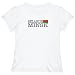 T-Shirt Woman White Elegant Flag 