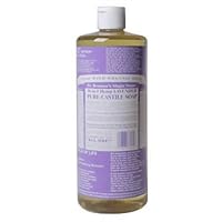 Dr. Bronner's Magic Soaps Pure-Castile Soap, 18-in-1 Hemp Lavender, 32-Ounce Bottles