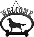 Welcome Sign - Flat Coated Retriever