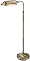 Verilux Heritage Natural Spectrum Deluxe Floor Lamp, Antiqued Brushed Brass