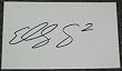 Eddy Curry Signed 3x5 Index Card - New York Knicks NBA Basketball Sports Memorabilia