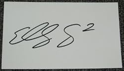Eddy Curry Signed 3x5 Index Card - New York Knicks NBA Basketball Sports Memorabilia