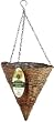 12 in. Rustic Rattan Hanging Cone