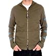 KU long sleeve zipped hoody