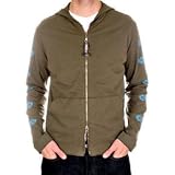 KU long sleeve zipped hoody