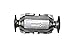 Pacesetter 325602 Raw Steel Direct Fit Catalytic Converter for 1990-1991 Mazda 929 V6 3.0 (Non C.A.R.B. Compliant)