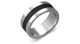 Unisex Surgical Steel Ring Band Size 7