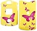 Purple Butterfly - Motorola RAZR V3 V3c V3m Hard Case - Protective Faceplate Cover