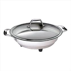 CucinaPro 1453 Stainless Steel Round Classic Electric Skillet 12 Inch