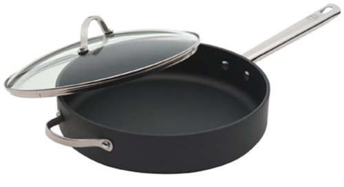 Meyer Anolon Professional Saute Pan with Lid & Helper Handle 5 Qt.
