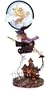 Flying Witch Candle Holder
