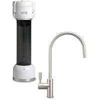 Zuvo Water ZFS355 300/Moorea Under counter water purator with beverage faucet Brushed nickel