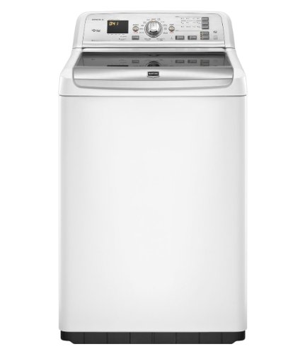 Bravos Series 4.6 Cu. Ft. Capacity XL HE Top Load Washer with PowerWash System 13 Washing Cycles Enhanced IntelliClean Impeller Energy Star Rated: White