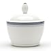 Noritake Java Graphite Swirl Sugar Bowl with Cover, 9-ounces
