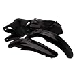 Acerbis Replacement Plastic Kit - Black , Material: Plastic 2041080001