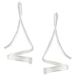 Sterling Silver Unique Twist Earrings