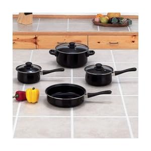 Chef Secret® 7pc Cookware Set with Glass Lids