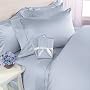 Solid Blue 300 Thread Count Queen size Sheet Set 100 % Egyptian Cotton 4pc Bed Sheet set (Deep Pocket) By sheetsnthings