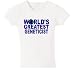 World's Greatest Geneticist Jr. Miss Fitted Tee