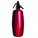 Liss 245 Liss Professional Red and Stainless Steel Soda Siphon 2-qt.