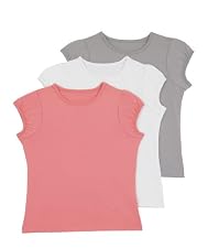 Plain Short-Sleeve T-shirts 3-Pack