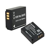 -Twin Pack-  Premium Range - CG-A-S00-7, DMW-BCD10 Panasonic Compatible Digital Camera Battery for Panasonic Lumix DMC-TZ1, TZ2, TZ3, TZ4, TZ5 - Star-E-Shop