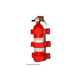 Jeep Sport Roll Bar Fire Extinguisher Holder Red