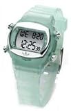 Adidas #ADH1694 Small Candy Aqua Green Digital Sports Watch