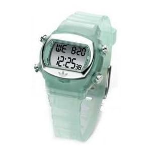 Adidas #ADH1694 Small Candy Aqua Green Digital Sports Watch