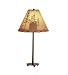 Meyda Tiffany 23.5in. High Cabin In The Woods Painted Accent Lamp 48463
