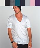 Canvas - Unisex Deep V-Neck T-Shirt
