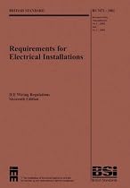 IEE Wiring Regulations: BS7671, 2001 Incorporating Amendments No. 1 & 2, 2004 (Brown Series Paperback)PWR02500