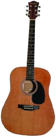 Main Street MA241 41-Inch Dreadnought Size Acoustic Guitar with Covered Machine Heads