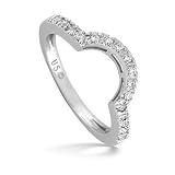 18k White Gold Diamond Wedding Band.