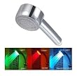 LED Light Shower Head changes as the water temperature changes