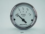 Auto Meter | 1906 2 1/16 American Platinum - Fuel Level Gauge - 240 Ohm Empty / 33 Ohm Full