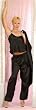 Sexy and Comfy Sateen Pajama 2 Pc Set (Robe offered separately)
