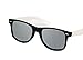 Brand Jon Senkwok Mens Wayfarer Sunglasses Polarized Silver