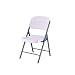 Lifetime #32804 Folding Chair, White Granite (Molded Seat and Back)