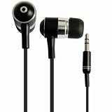 ECOUTEURS  NOIR POUR MP3/MP4, TELEPHONE,PC,IPOD