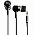 ECOUTEURS  NOIR POUR MP3/MP4, TELEPHONE,PC,IPOD