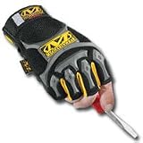 Fingerless M-Pact Gloves - Black - Medium / Large