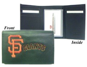 San Francisco Giants Embroidered Leather Trifold Wallet
