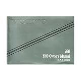 1989 VOLVO 760 Owners Manual User Guide by Volvo
