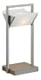 Eglo 82925A Triangolo 1 Light Table Light Fixture, Nickel and Chrome/Frosted