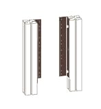 SALAMANDER DESIGNS SA/RM2U SYNERGY COMPONENT SIZE RACK-MOUNT FOR TWO (2 RAILS PER SET)