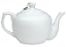 BIA Cordon Bleu President's Tea Pot with Attached Infuser, White